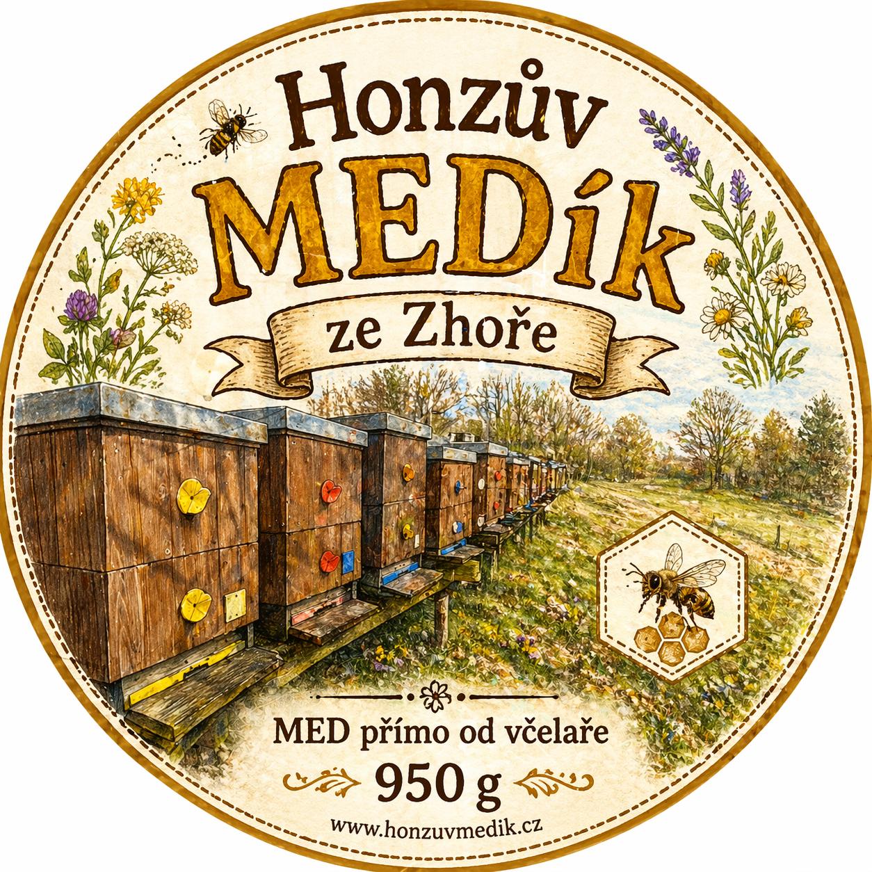 Etiketa Honzův Medík